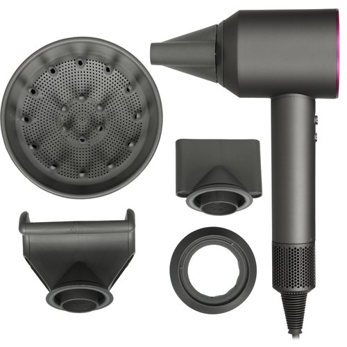 Hair dryer Aceline Super Hair Dryer gray/pink