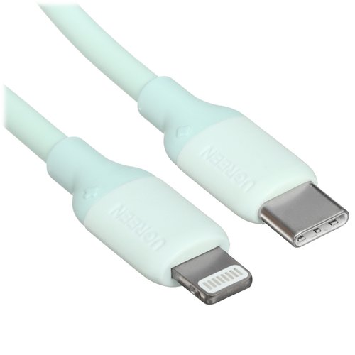 Кабель Ugreen Lightning 8-pin - USB Type-C зеленый