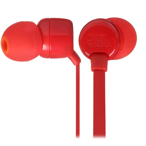 Проводные наушники JBL T110  красный 2022