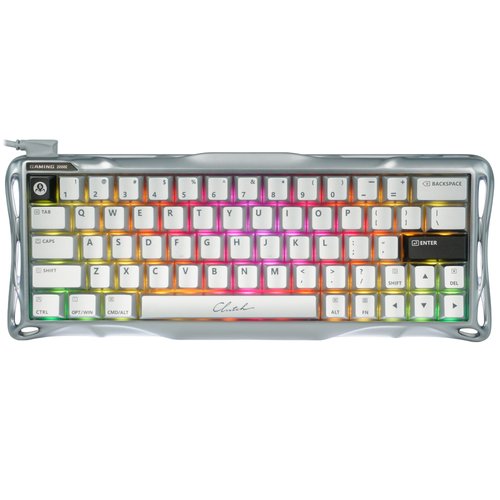 Клавиатура  проводная GravaStar Mercury V60Pro цвет серебристый