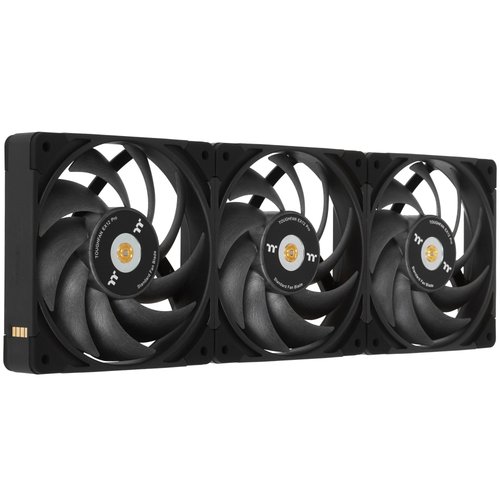 Комплект вентиляторов Thermaltake TOUGHFAN EX12 Pro High Static Pressure PC Cooling Fan – Swappable Edition (3-Fan Pack) [CL-F171-PL12BL-A] черный