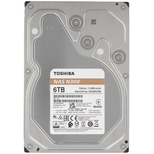6 ТБ Жесткий диск Toshiba N300 [HDWG760AZSTA]