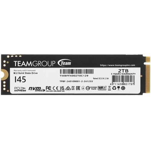 2000 ГБ M.2 NVMe накопитель TEAMGROUP T-CREATE CLASSIC I45 [TM8FFX002T0C129]