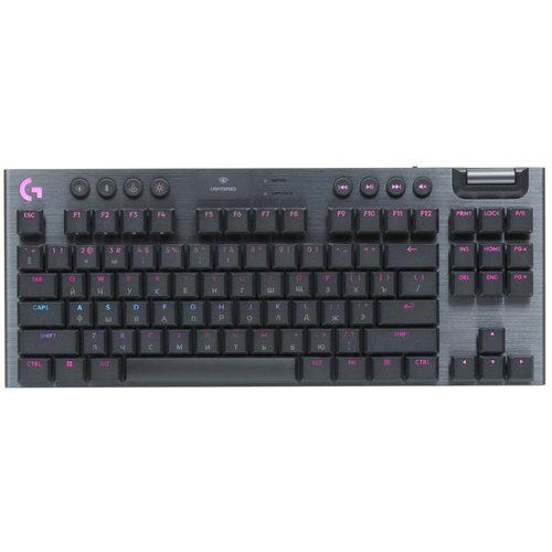 Klaviatura  simli + simsiz Logitech G915 X LIGHTSPEED TKL rangi qora