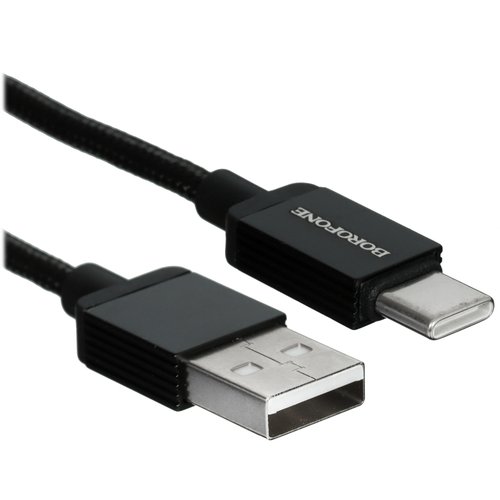 Кабель Borofone USB Type-C - USB Type-A черный