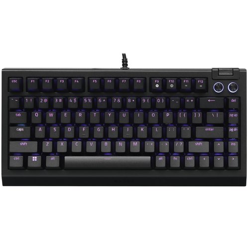 Klaviatura  simli Razer BlackWidow V4 75% rangi qora