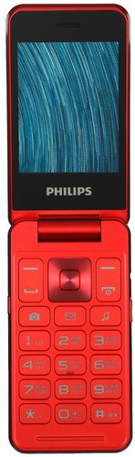 Сотовый телефон Philips Xenium E2602 красный