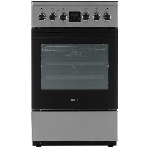 Электрическая плита DEXP E35-2 серебристый