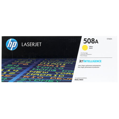 Картридж лазерный HP 508A (CF362A) желтый