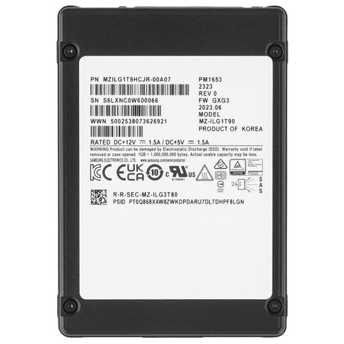 1920 ГБ Серверный SSD Samsung PM1653 [MZILG1T9HCJR]