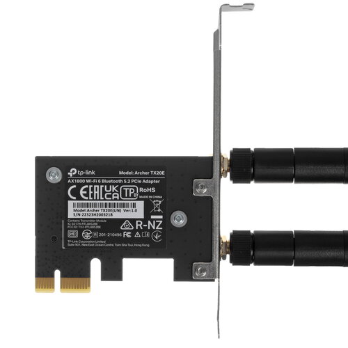Wi-Fi адаптер + Bluetooth TP-LINK Archer TX20E