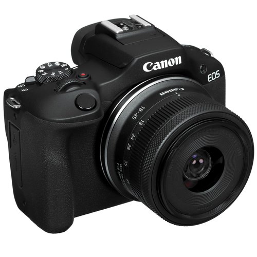 Беззеркальный фотоаппарат Canon EOS R100 Kit 18-45mm F4.5-6.3 IS STM черный