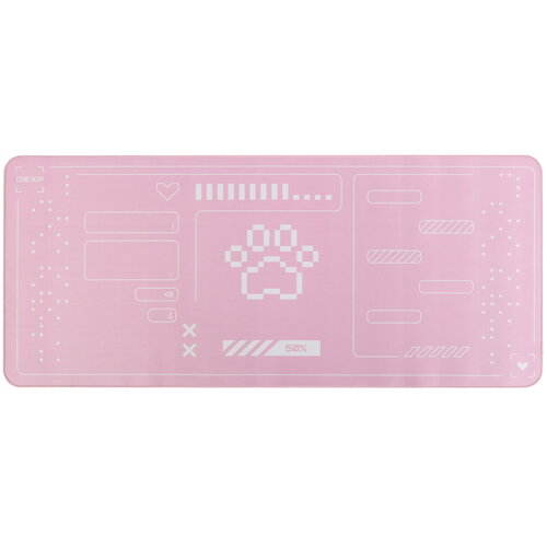 Коврик DEXP Print Stream (XL) розовый