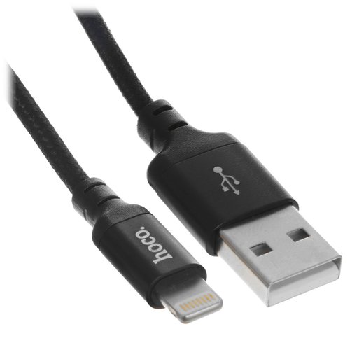 Кабель Hoco Lightning 8-pin - USB Type-A черный