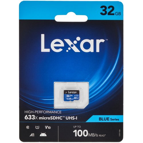 Карта памяти Lexar High Performance 633x microSDHC 32 ГБ [LMS0633032G-BNNNG]