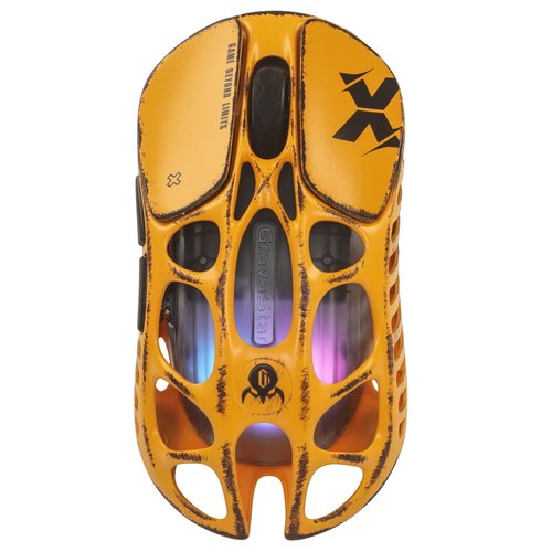 Мышь беспроводная/проводная GravaStar Mercury X Special Edition Battle Worn-Yellow [80004564] желтый