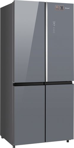 Weissgauff WCD 590 NoFrost Inverter Premium Biofresh Dark Grey Glass