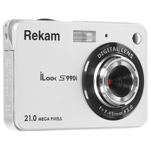 Компактный фотоаппарат Rekam iLook S990i серебристый
