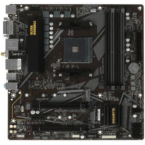 Материнская плата GIGABYTE B550M DS3H AC