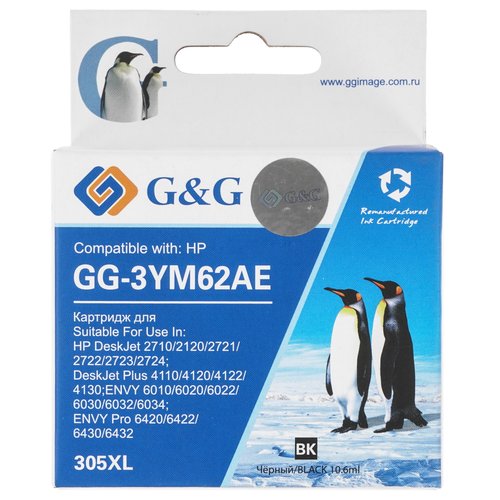 Картридж G&G GG-3YM62AE 305XL черный