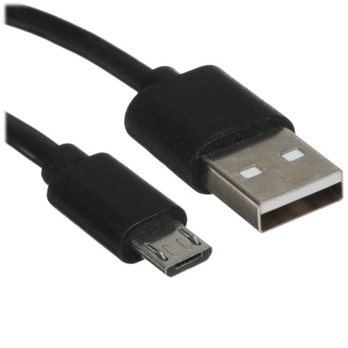 Кабель Aceline micro USB-B - USB Type-A черный 3 м