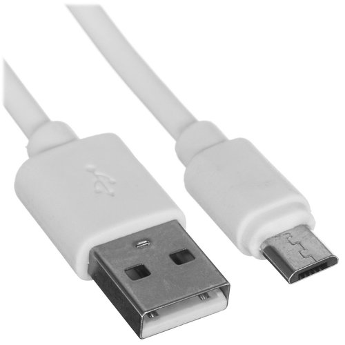 Кабель FinePower micro USB-B - USB Type-A белый 3 м