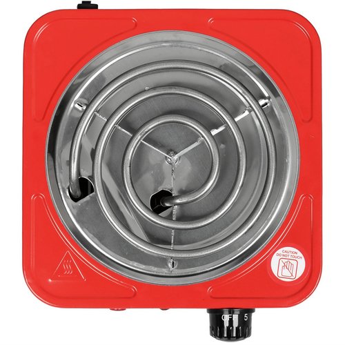 Compact electric stove Aceline CS-010r red