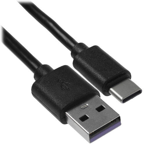 Кабель FinePower USB Type-C - USB Type-A черный 1 м