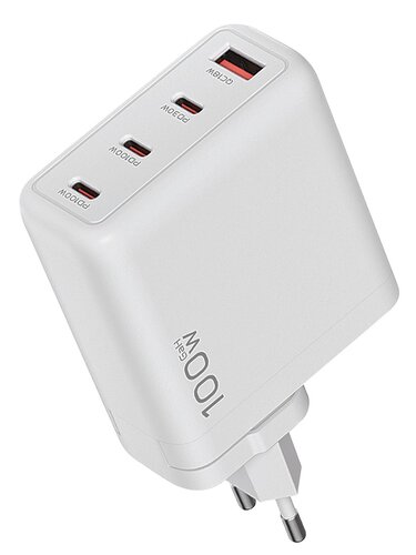 Сетевое зарядное устройство Qumo Energy Charger белый