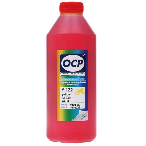 Чернила водорастворимые OCP (Y122) желтый
