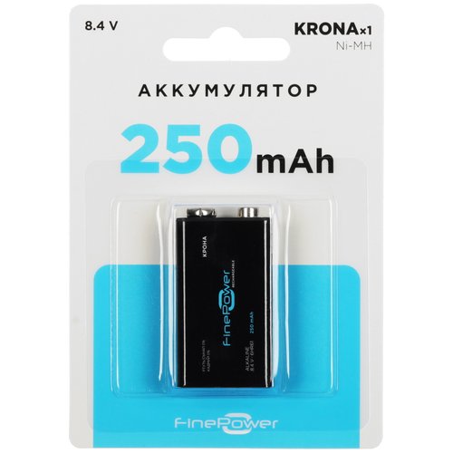 Battery Finepower Крона 250 mA·h