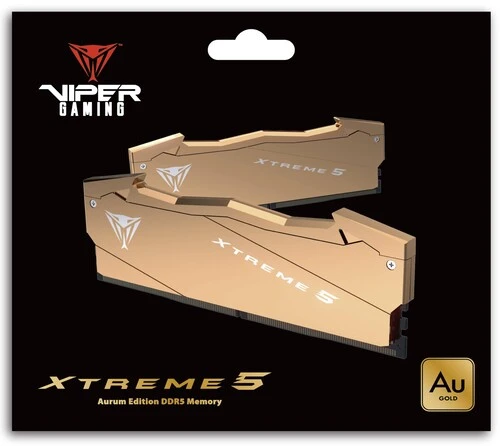 Оперативная память Patriot Viper Xtreme 5 Aurum, DDR5, 32GB (2x16GB), 6000 MHz, CL30, с радиатором, золотистый, фото7