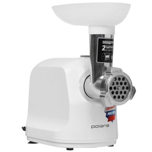 Мясорубка электрическая Polaris PMG 1875 RUS белый