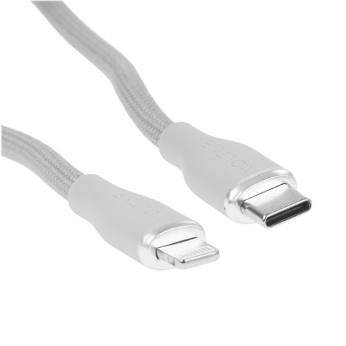 Кабель VOLTME Lightning 8-pin - USB Type-C серый 2 м