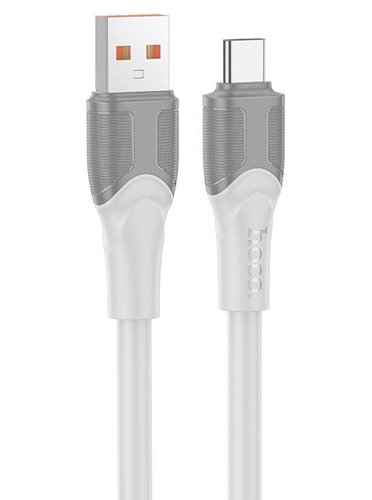 Кабель Hoco USB Type-C - USB Type-A серый