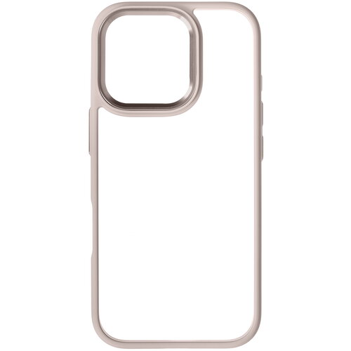 Накладка  Aceline Silicone Side для Apple iPhone 16 Pro розовый