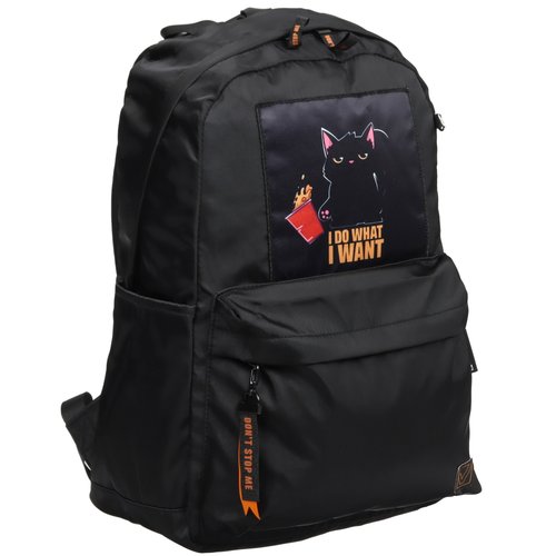Рюкзак BRAUBERG FASHION CITY Cat черный