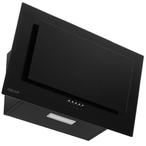 Вытяжка наклонная DEXP CH60B-SV черный/черный