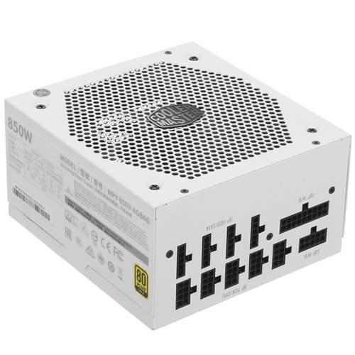 Блок питания Cooler Master V850 GOLD - V2 (White Edition) [MPY-850V-AGBAG] белый