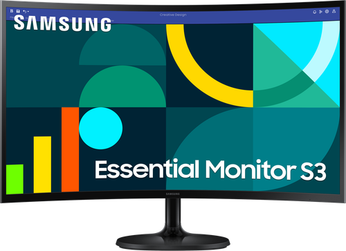 27" Монитор Samsung Essential S3 S36GD S27D360GAI черный