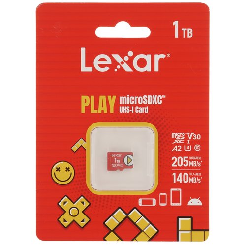 Карта памяти Lexar PLAY microSDXC 1000 ГБ [LMSPLAY001T-BNSNC]