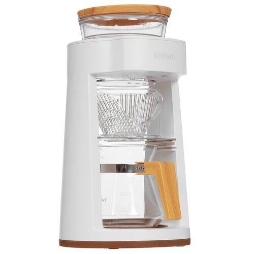 Кофеварка портативная Kitfort КТ-7570 белый