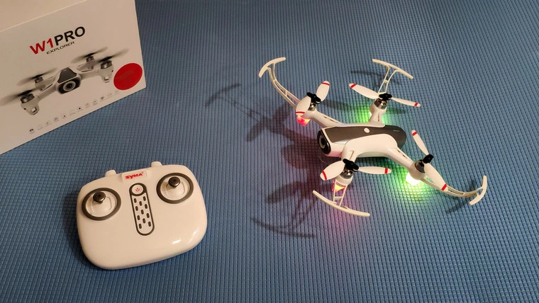 Обзор на квадрокоптер Syma W1Pro+ с бесколлекторными двигателями