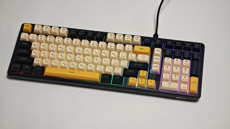 Обзор проводной клавиатуры Ritmix RKB-602BL