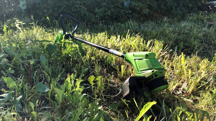 Обзор аккумуляторного триммера GreenWorks G24LT25K2 24V