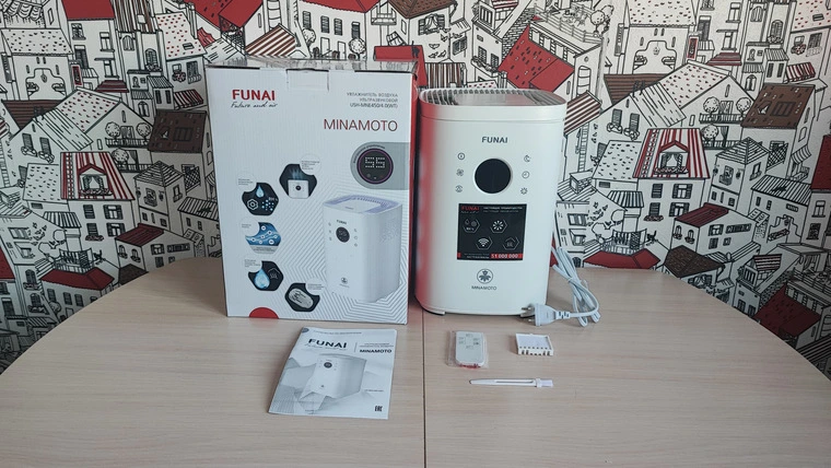 Обзор увлажнителя воздуха FUNAI Minamoto USH-MNE450/4.0(WT)