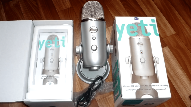 Обзор на микрофон Blue yeti cool grey