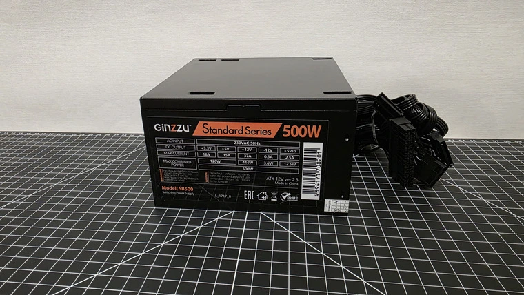 Обзор блока питания GiNZZU SB500