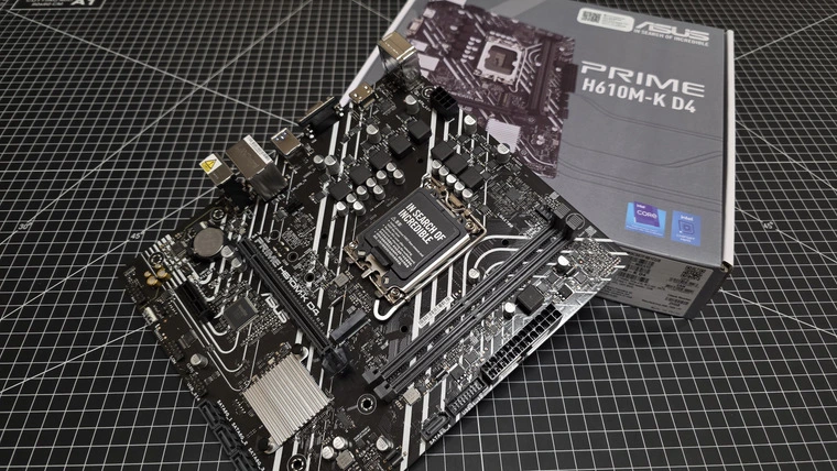 Обзор материнской платы ASUS PRIME H610M-K D4