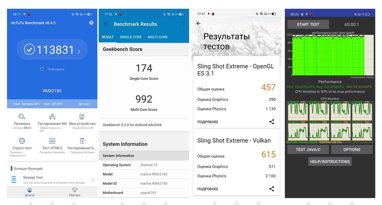 Обзор бюджетного смартфона realme C2